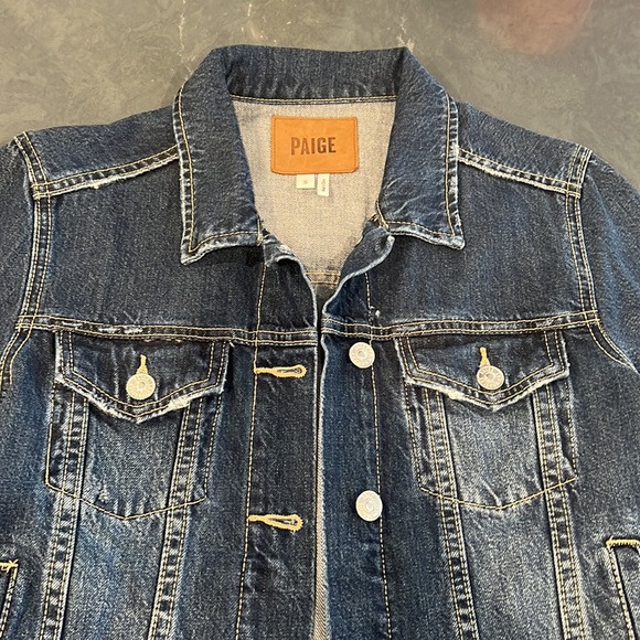 EUC PAIGE Relaxed Vivienne Denim Jacket - Picture 8 of 11